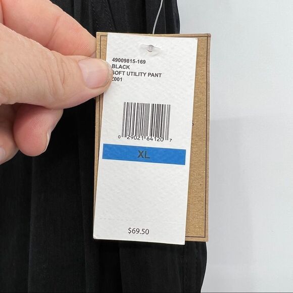 NWT Jessica Simpson Soft Pull-On Tapered Leg Utility Jogger Pant in Black - Picture 4 of 13